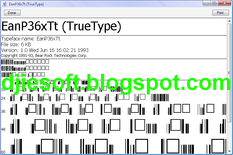 dyna fonts truetype 28
